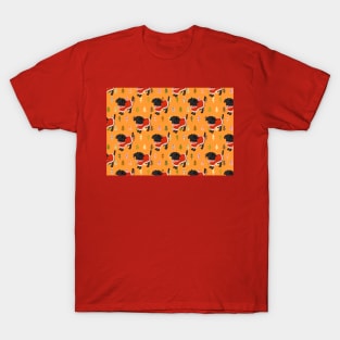 Cute Sweater Dog Pattern T-Shirt